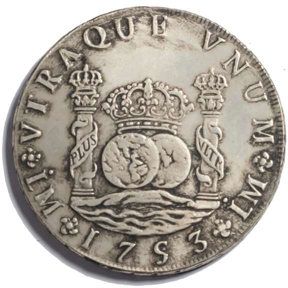 1753 Lima 8 Reale Pillar Dollar