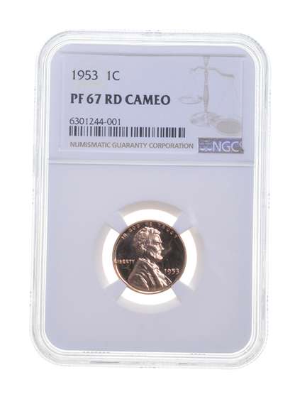 PF67 RD CAM 1953 Lincoln Wheat Cent - Graded NGC