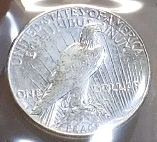 1922-D Peace Dollar Uncirculated