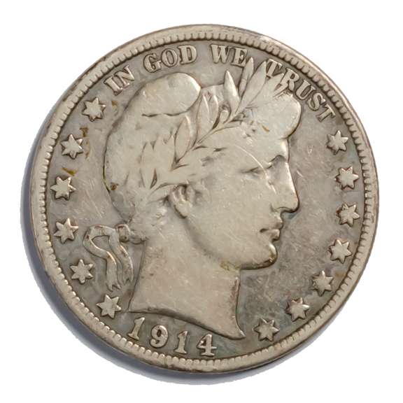 1914 Barber Half Dollar