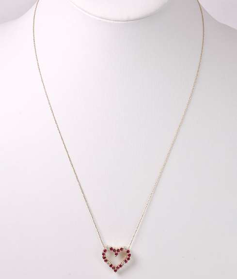 Ravishing Ruby and Diamond Ring in Yellow Gold