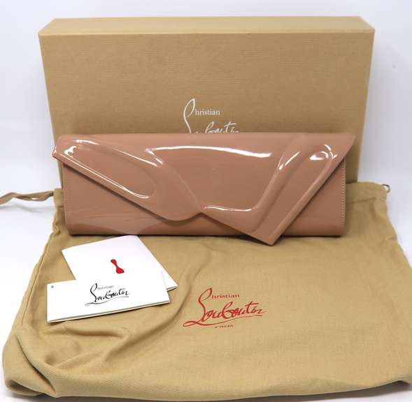 Christian Louboutin So Kate Nude Clutch