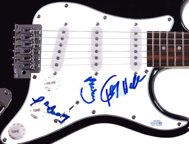 Blind Boys of Alabama Autographed Signed Guitar ACOA