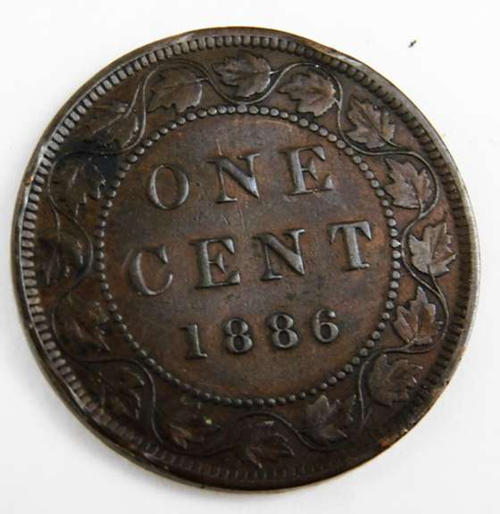 1886 Canada Large Cent