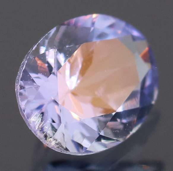 Stunning 0.95ct violet blue Tanzanite