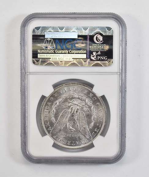 MS63 1884-O Morgan Silver Dollar Olathe Dollar Hoard Treasury Bags NGC