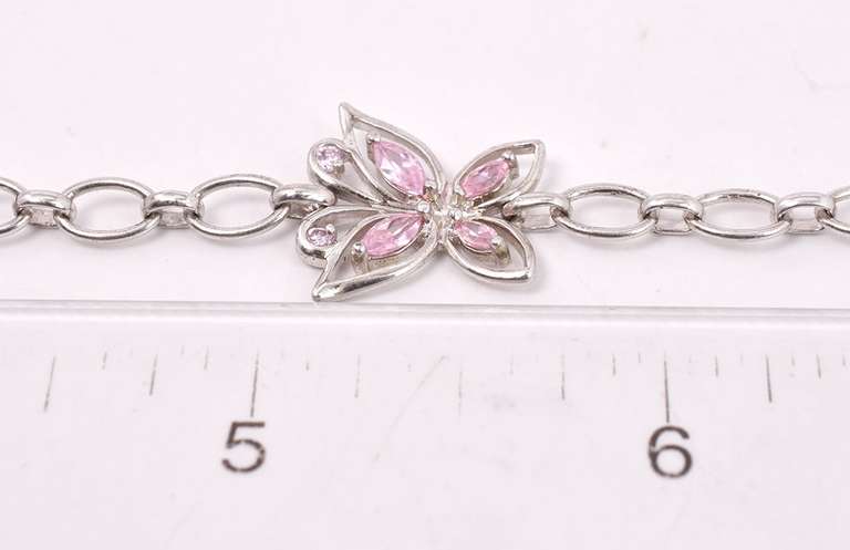 Beautiful Butterfly Bracelet in Sterling Silver