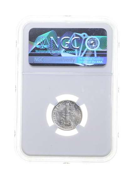 MS67 FB 1943-S Mercury Silver Dime - Graded NGC