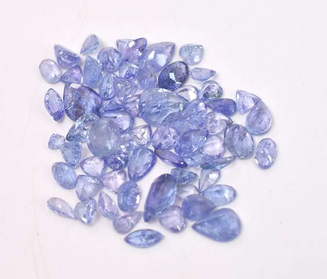 Brilliant 20.00CTW Collection of Tanzanite Gemstones