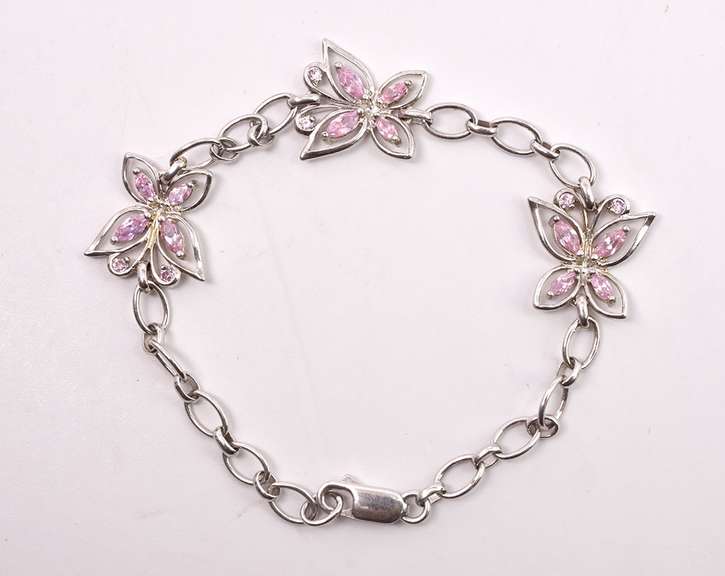 Beautiful Butterfly Bracelet in Sterling Silver