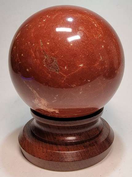 Attention grabbing 4,120ct Red Jasper sphere