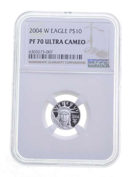 PF70 UCAM 2004-W $10 American Platinum Eagle - Graded NGC