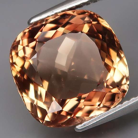 Vivid! 9.89ct cushion cut Imperial Topaz