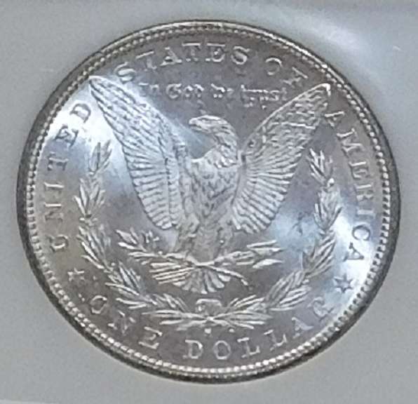 1881-S Morgan Dol NGC MS-63, satin