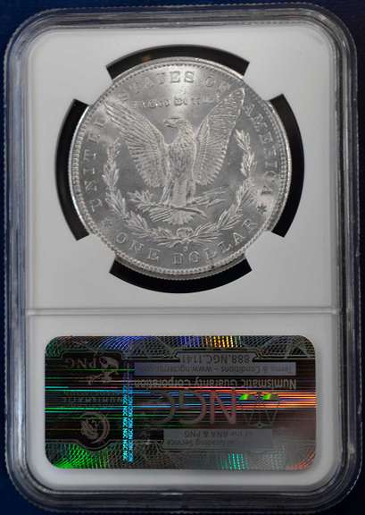1880-S Morgan Silver Dollar NGC MS62