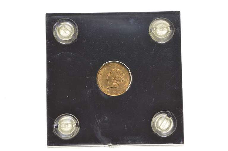 1852 $1 Liberty Head Gold Dollar