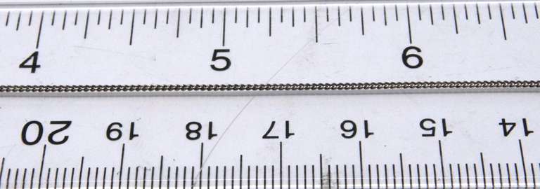 Vintage Sterling Silver Chain Necklace