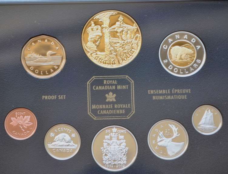 2002 Golden Jubilee Canada Proof Set