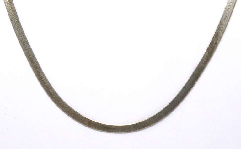 Vintage Sterling Silver Signed Necklace