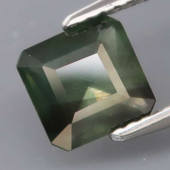 Heated only! 1.39ct emerald cut Australian Sapphire