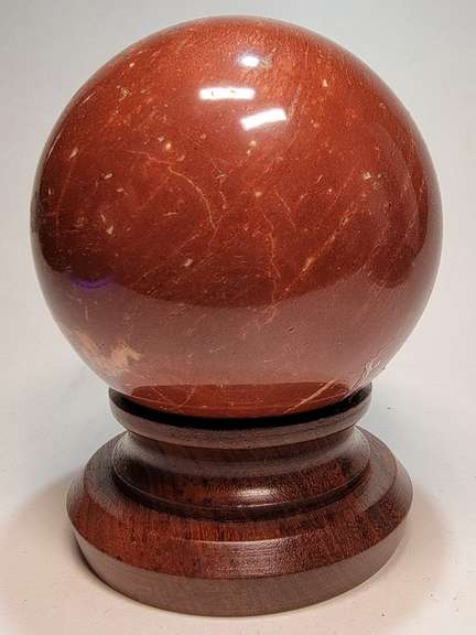 Attention grabbing 4,120ct Red Jasper sphere