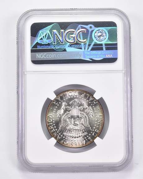 MS66 1964 Kennedy Half Dollar - Graded NGC AWESOME Tone