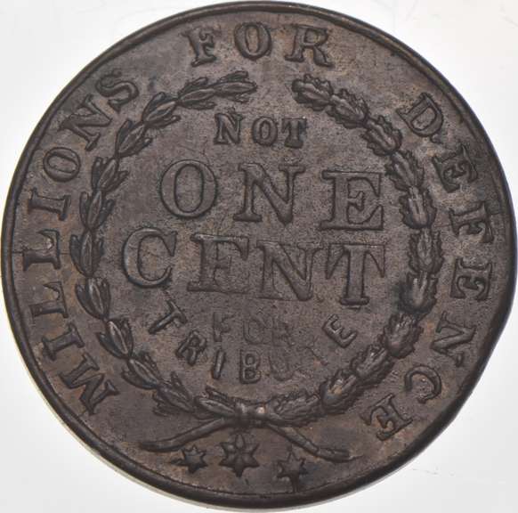 1863 Not One Cent Tribute Civil War Token