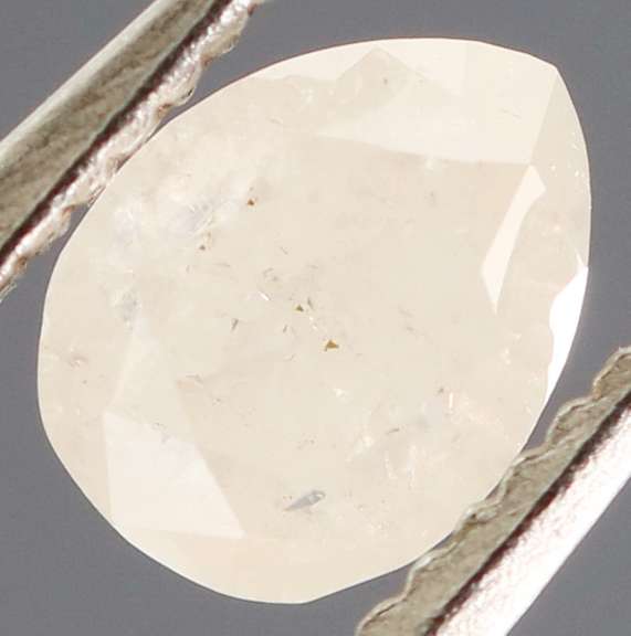 Impressive lace white .40ct unheated Diamond