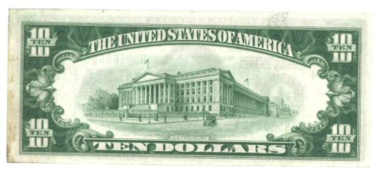 Crisp Uncirculated 1928 $10 Federal Reserve Note (4)