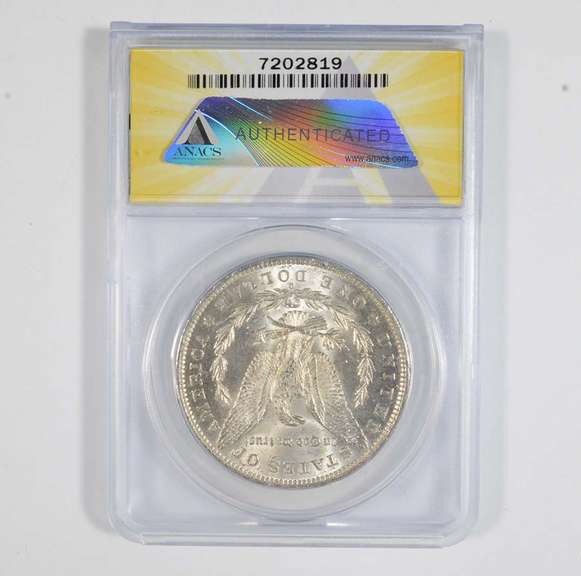 MS62 1884-O Morgan Silver Dollar - VAM-35 - Hot 50 - Graded ANACS