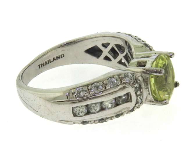 Sterling Silver Citrine Ring