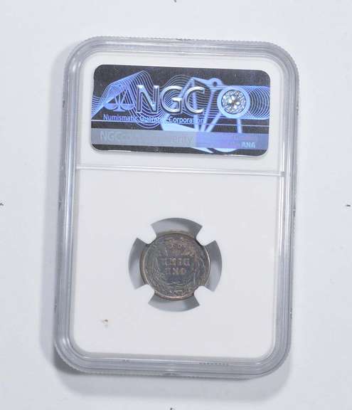AU55 1891 Seated Liberty Dime - Graded NGC
