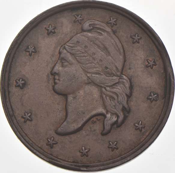 M. F. Beirn Magnolia Hotel Civil War Token PA 750E