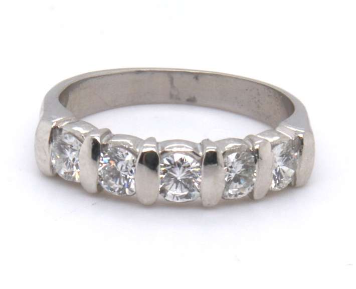 Incredible Platinum Diamond Wedding Band