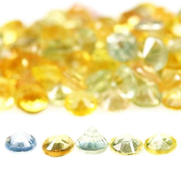 Glittering and bright 6.15ct fancy color Sapphire set