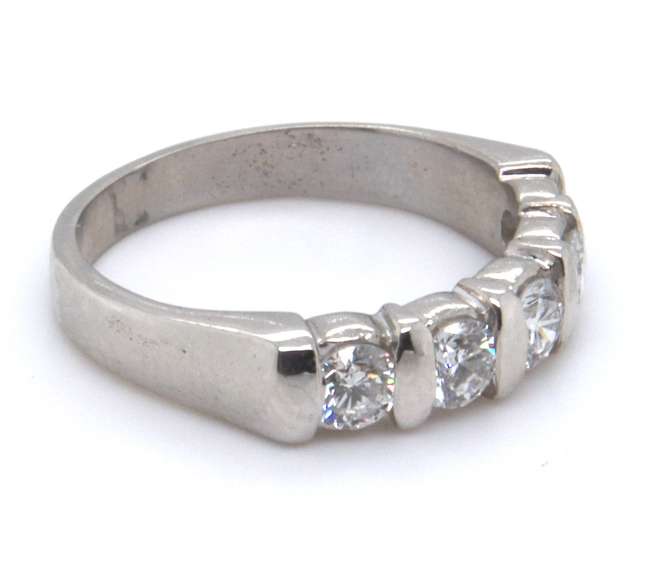 Incredible Platinum Diamond Wedding Band