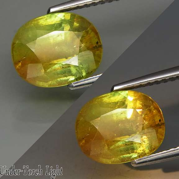 Dazzling 3.02ct rainbow spark untreated Sphene