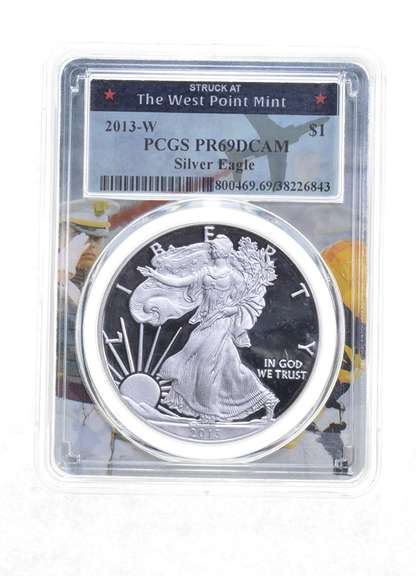 PR69 DCAM 2013-W American Silver Eagle - Graded PCGS