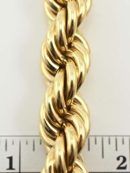 Outstanding 11.75mm 14K Convertible Rope Necklace