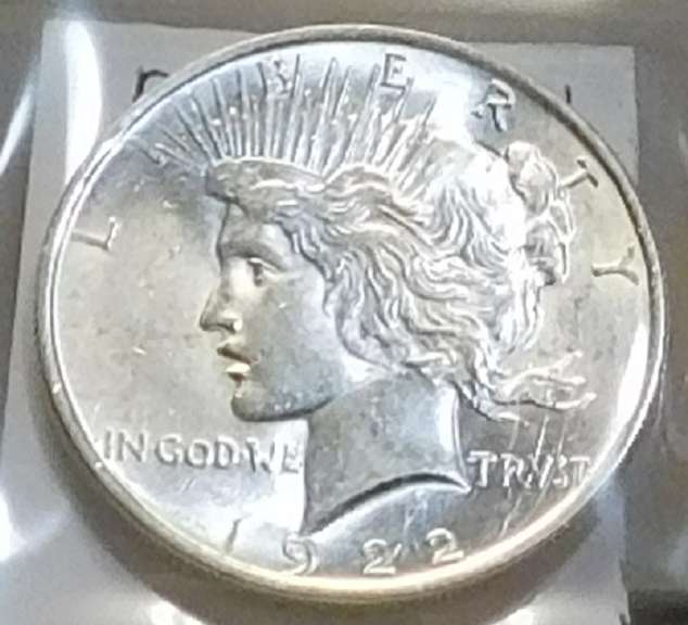 1922 Peace Dollar Uncirculated