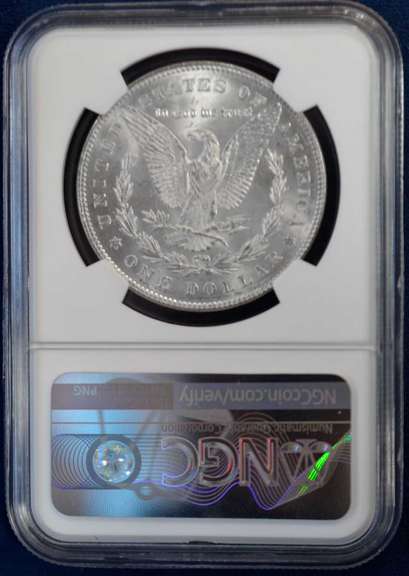 1878 NGC 7TF REV OF 78 MS63 S$1