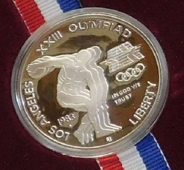 1983 PRF Silver Olympic Dollar