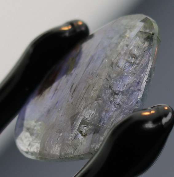Flat Rose Cut! 12.01ct violet blue Tanzanite