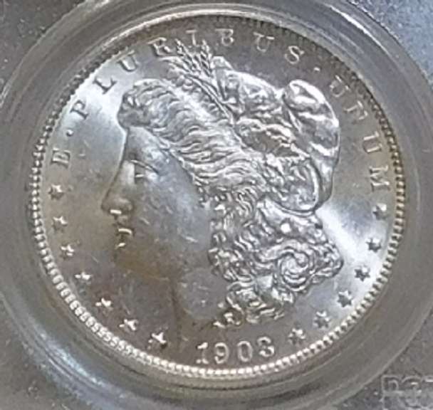 1903 Morgan Dol PCGS MS-62, hard date
