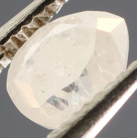Impressive lace white .40ct unheated Diamond