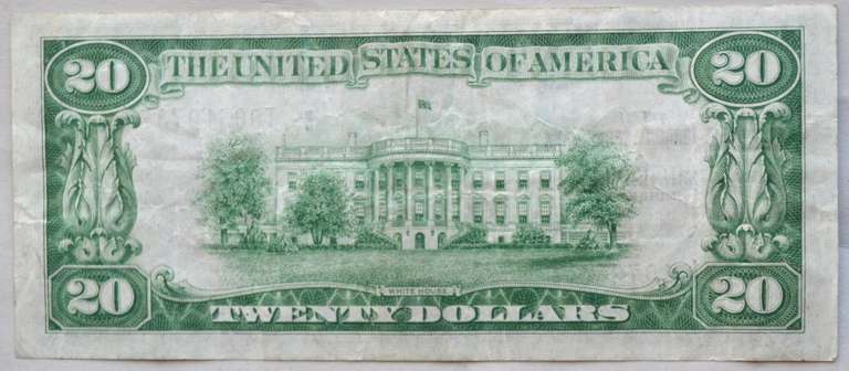 $ 20 Minneapolis 1929 National Series Note
