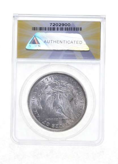 MS63 1889 Morgan Silver Dollar - VAM-16 DBL Ear Hot 50 - Graded ANACS