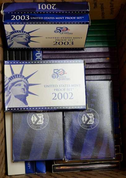 United States Mint Proof Sets 1968-2007