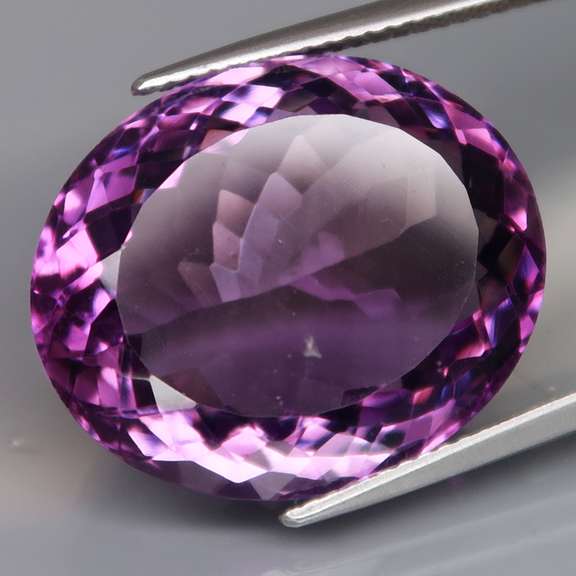 Halo flashing 23.16ct real unheated Bolivian Amethyst