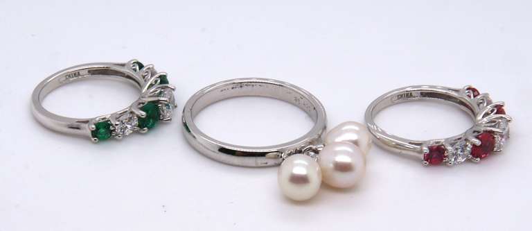 Lot of 3 Sterling Silver Rings